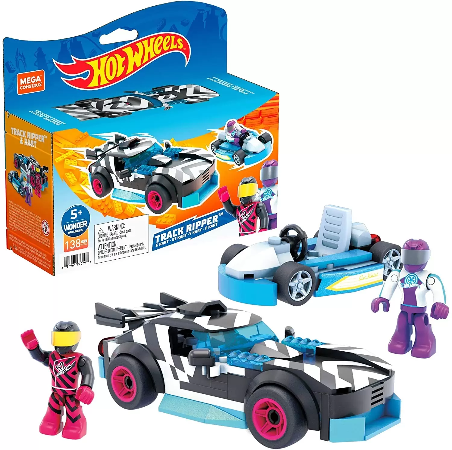 Mega Construx Hot Wheels - Track Ripper and Kart