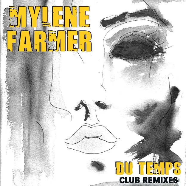 Mylène Farmer - Du temps CD Promo Club Remixes