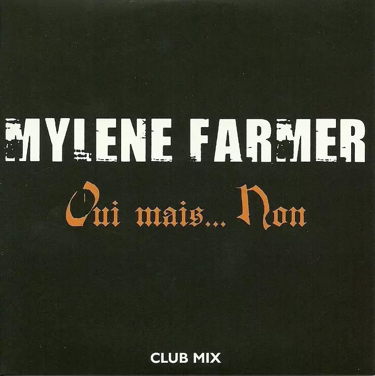 Mylène Farmer - Oui mais... Non CD Promo Club Mix
