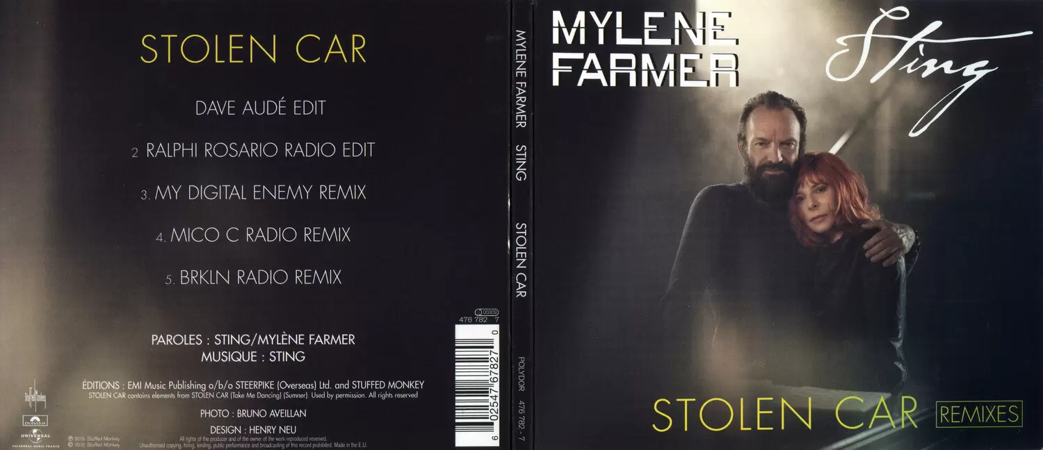 Mylène Farmer - Stolen Car CD Maxi