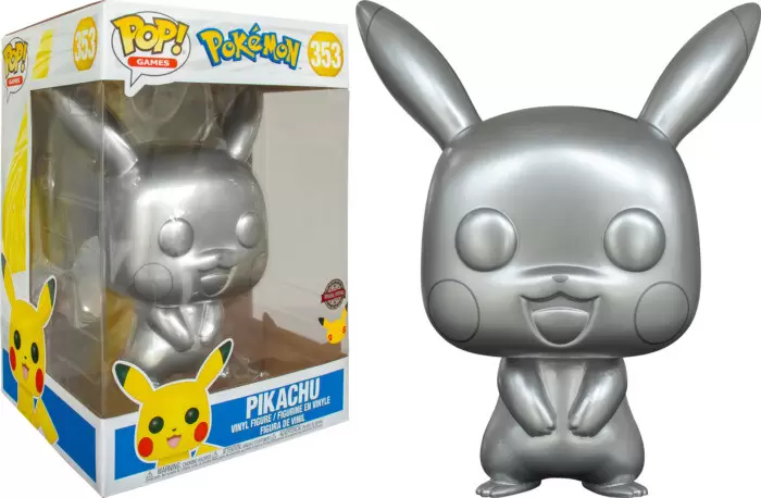 POP! Games - Pokemon - Pikachu Metallic Silver 10\
