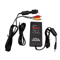 Link-e : Chargeur secteur pour alimentation et câble AV RCA compatible console Playstation 2 PS2 SLIM series 70000