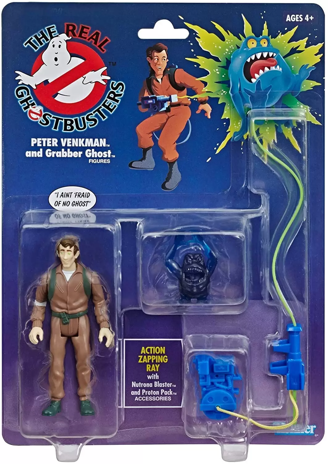 The Real Ghostbusters Retro Collection - Peter Venkman and Grabber Ghost