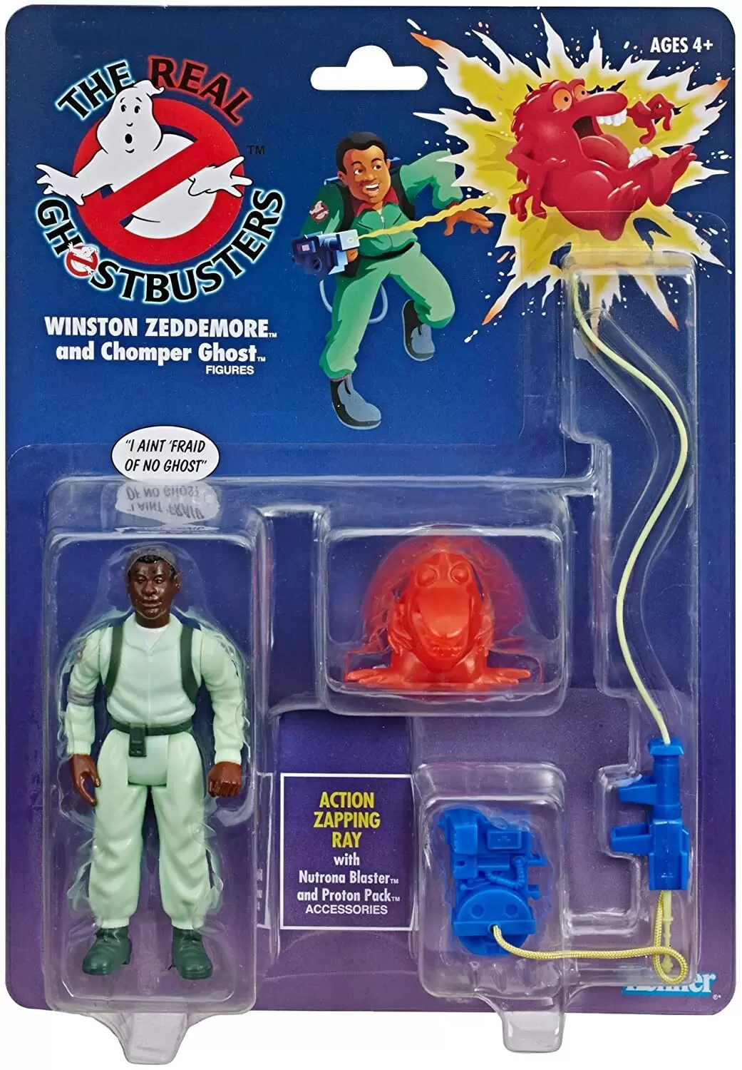 The Real Ghostbusters Retro Collection - Winston Zeddemore and Chomper Ghost