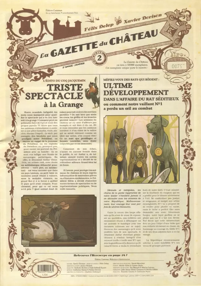 Le Château des Animaux - La Gazette du Château n°2