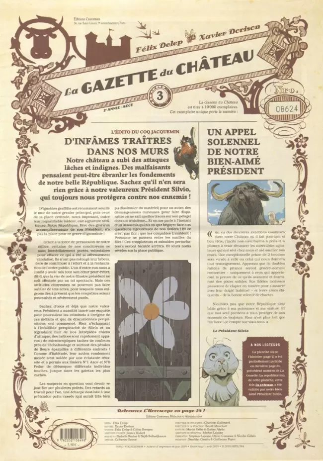 Le Château des Animaux - La Gazette du Château n°3
