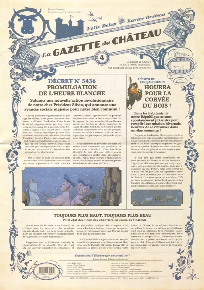 Le Château des Animaux - La Gazette du Château n°4