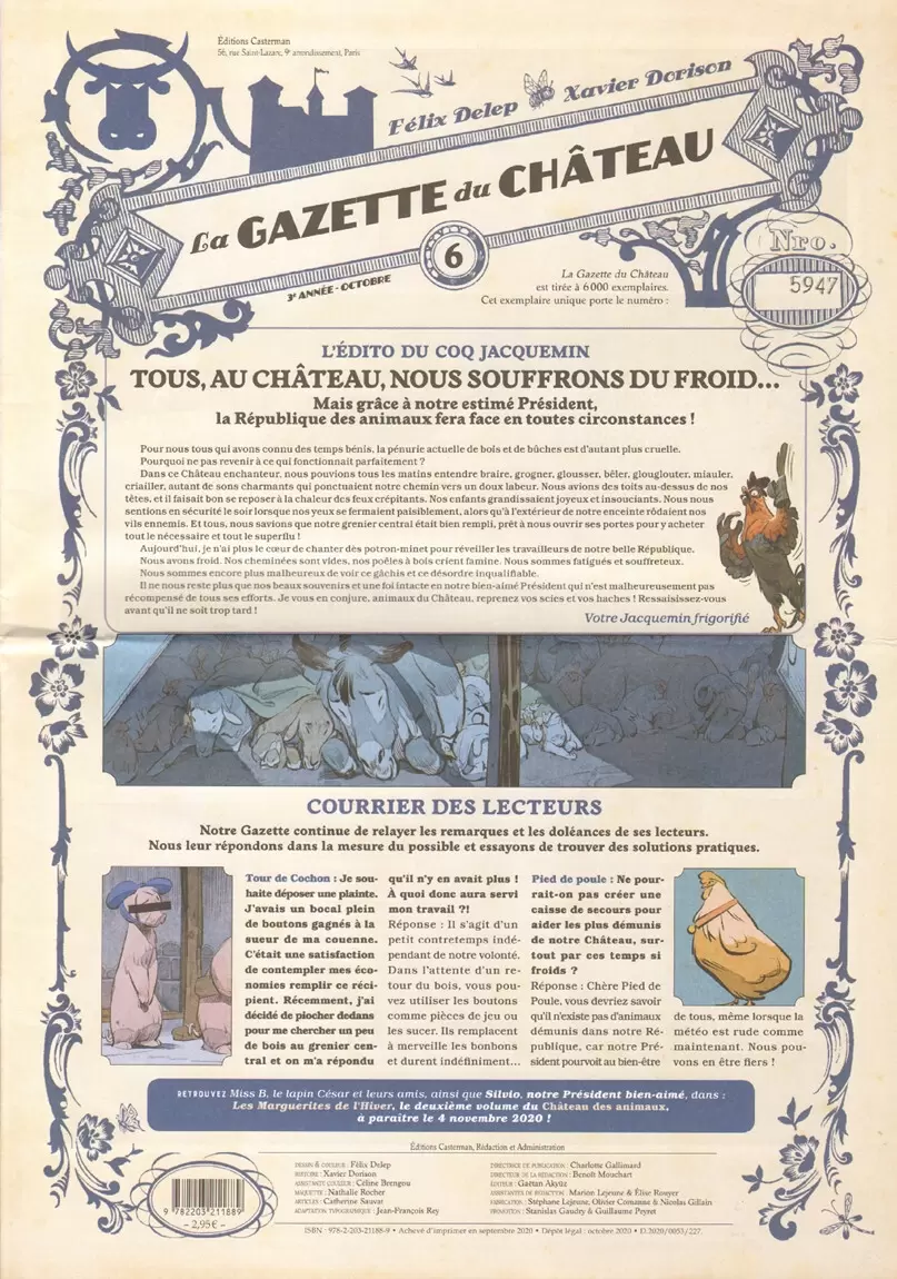 Le Château des Animaux - La Gazette du Château n°6