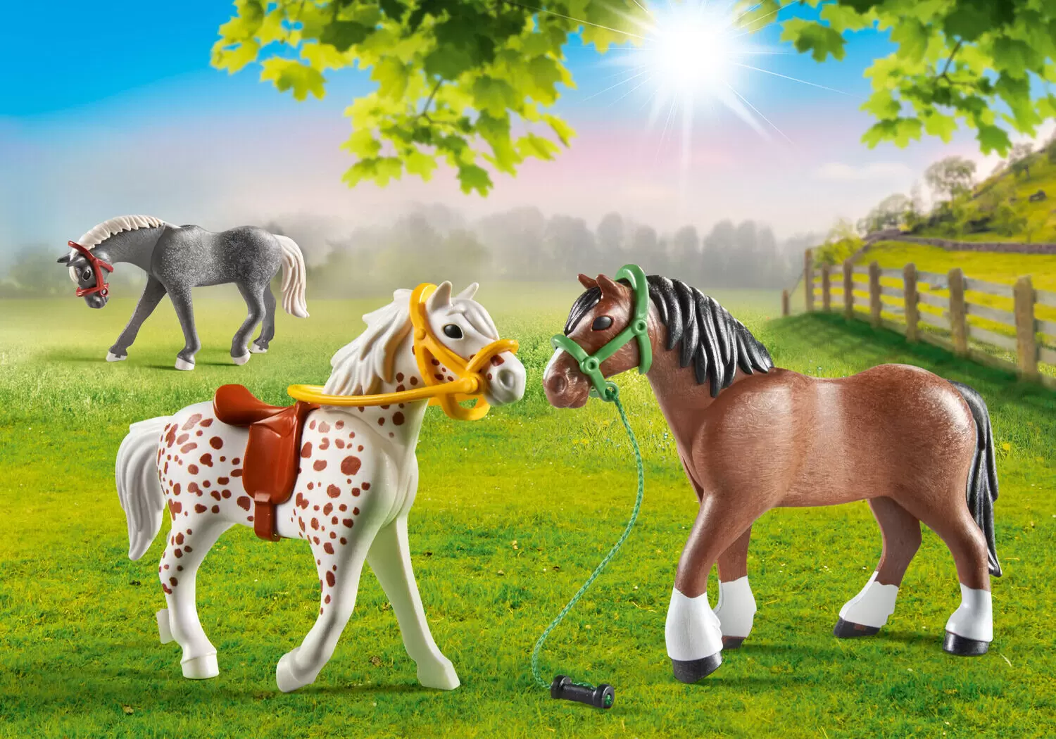 Playmobil Horse Riding - 3 Horses set