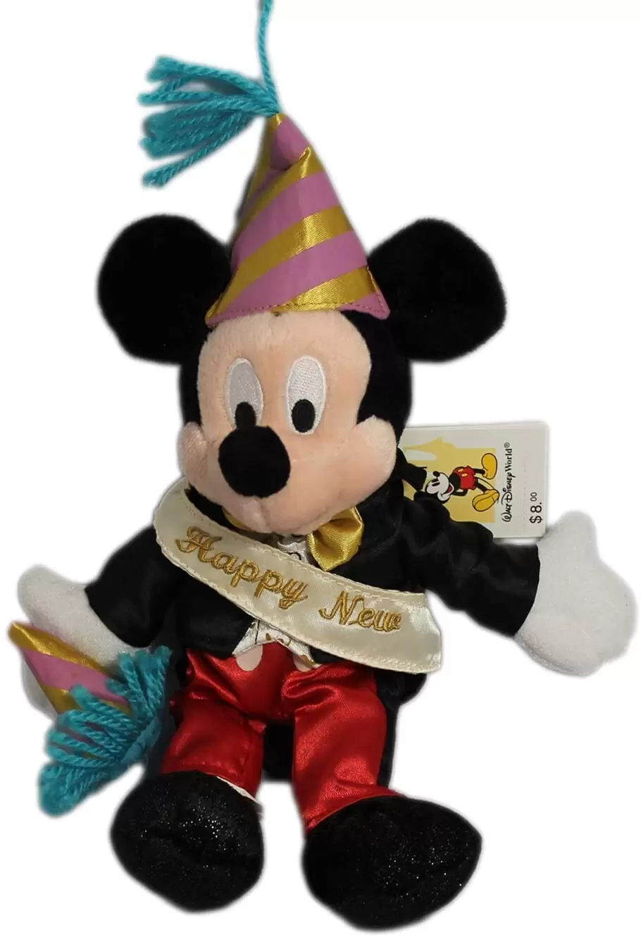 Peluches Disney Store - Mickey And Friends - Mickey Happy New Year