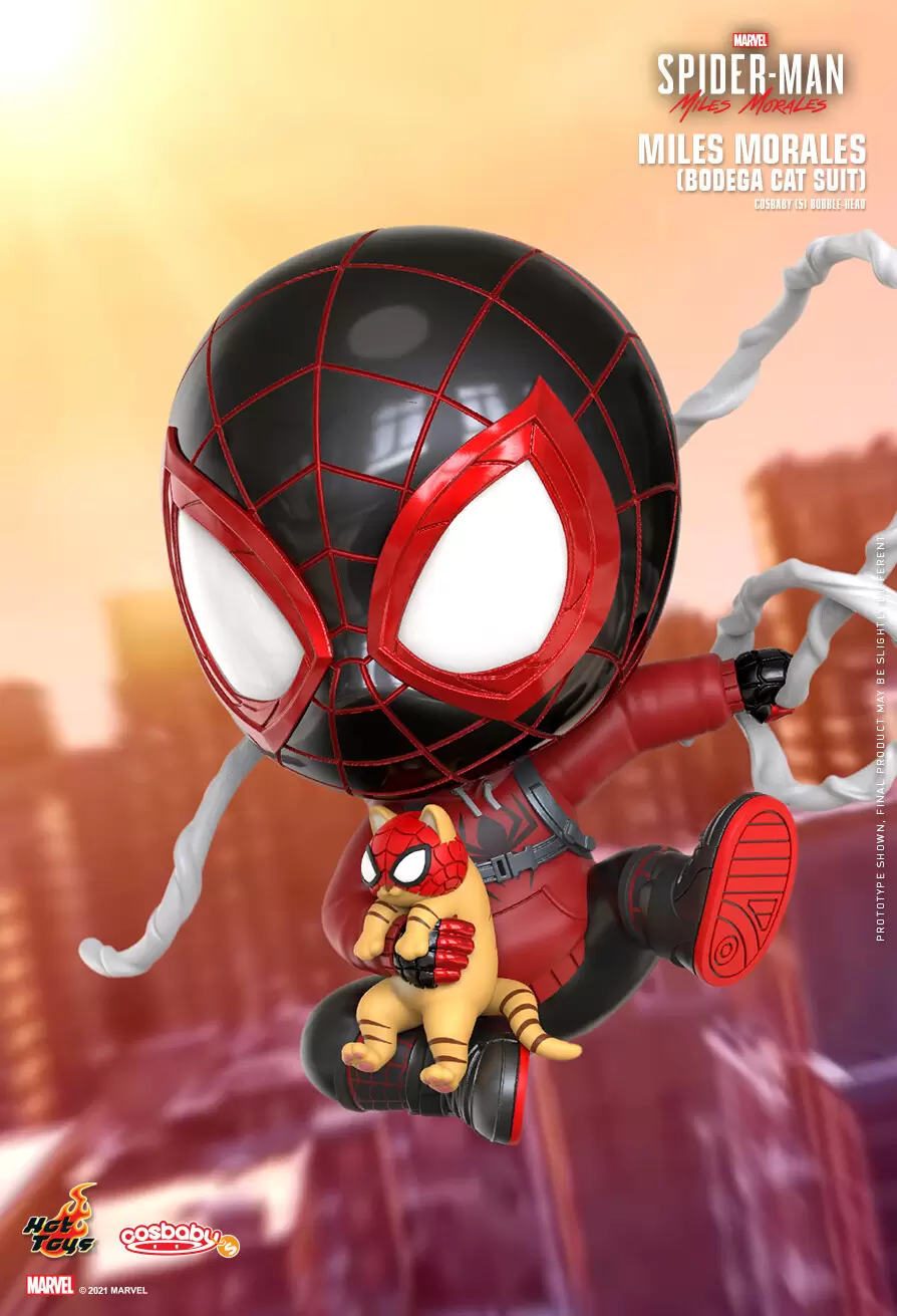 Cosbaby Figures - Marvel’s Spider-Man: Miles Morales (Bodega Cat Suit)