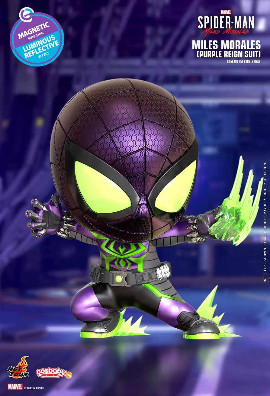 Cosbaby Figures - Marvel’s Spider-Man: Miles Morales - Purple Reign Suit
