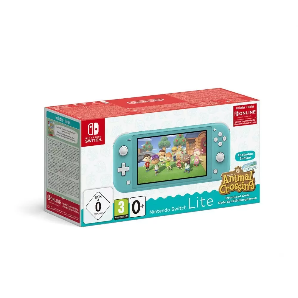 Nintendo Switch Stuff - Nintendo Switch Lite Turquoise + Animal Crossing New Horizons