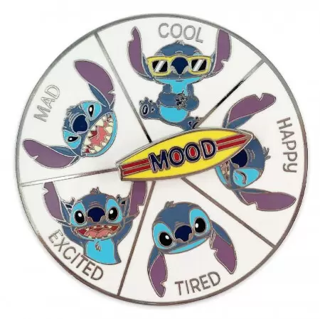Disney Pins Open Edition - DS - Stitch Mood Flair Spinner