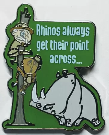 Disney - Pins Open Edition - The World Famous Jungle Cruise Set - Rhinoceros