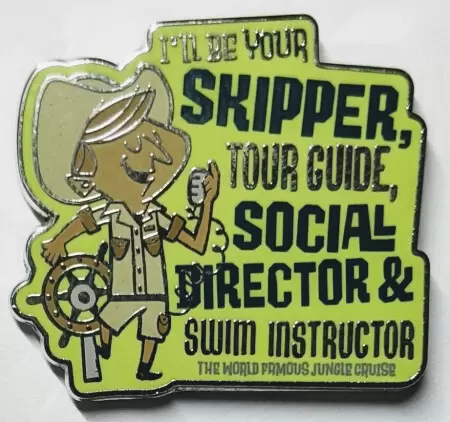 Disney Pins Open Edition - The World Famous Jungle Cruise Set - Skipper