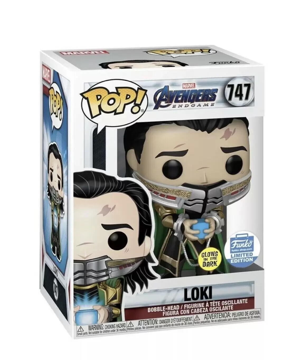 POP! MARVEL - Avengers Endgame - Loki GITD