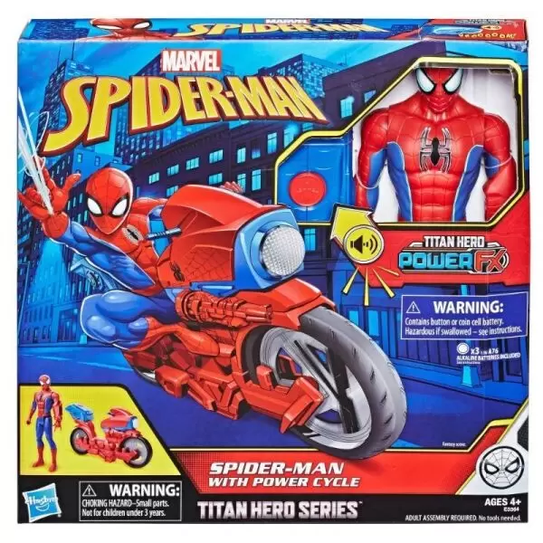 Titan Hero Series - Spider-Man with Power FX Cycle