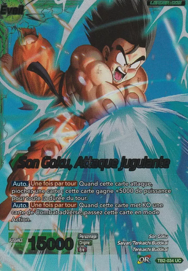 World Martial Arts Tournament [TB2] - Son Goku // Son Goku, attaque jugulante (Foil)