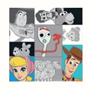 Disney Character Block Pin Set - Toy Story 4 - Character Block