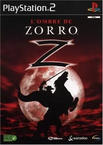 Jeux PS2 - L\'Ombre De Zorro