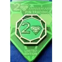 Disney Pin Trading 20th Anniversary Countdown –Logo