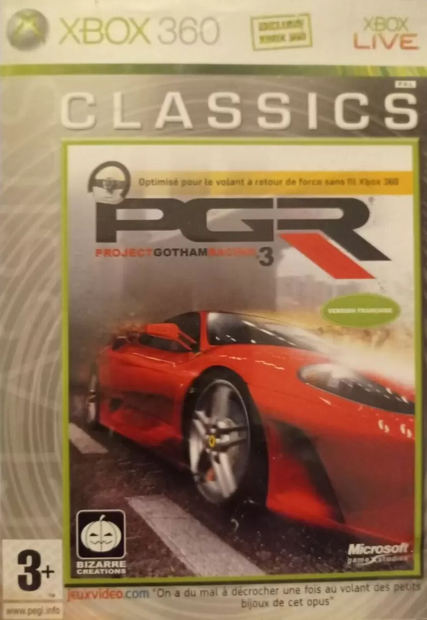 XBOX 360 Games - Project Gotham Racing 3 - Classics