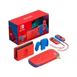 Nintendo Switch - Super Mario Edition (Rouge / bleu)