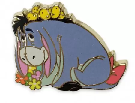 Disney Pins Open Edition - Winnie the Pooh Easter Flair Set - Eeyore