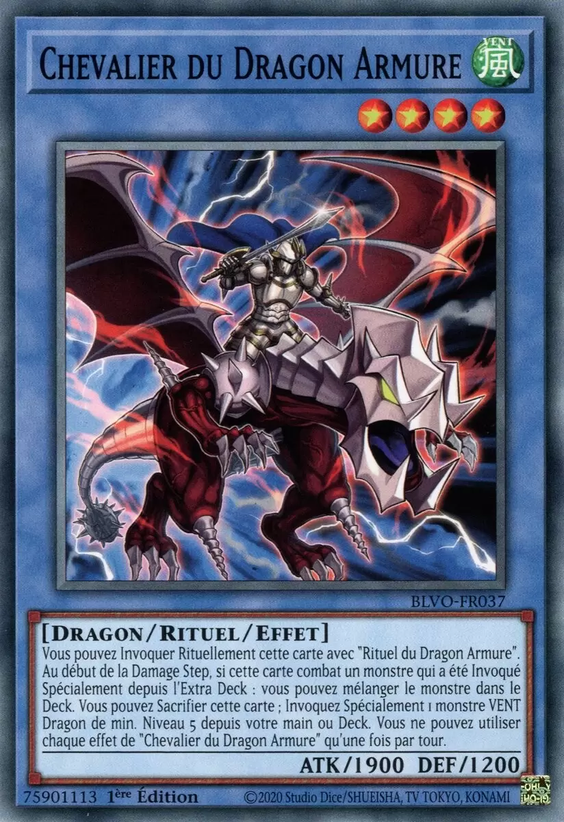 Vortex Embrasé BLVO - Chevalier du Dragon Armure
