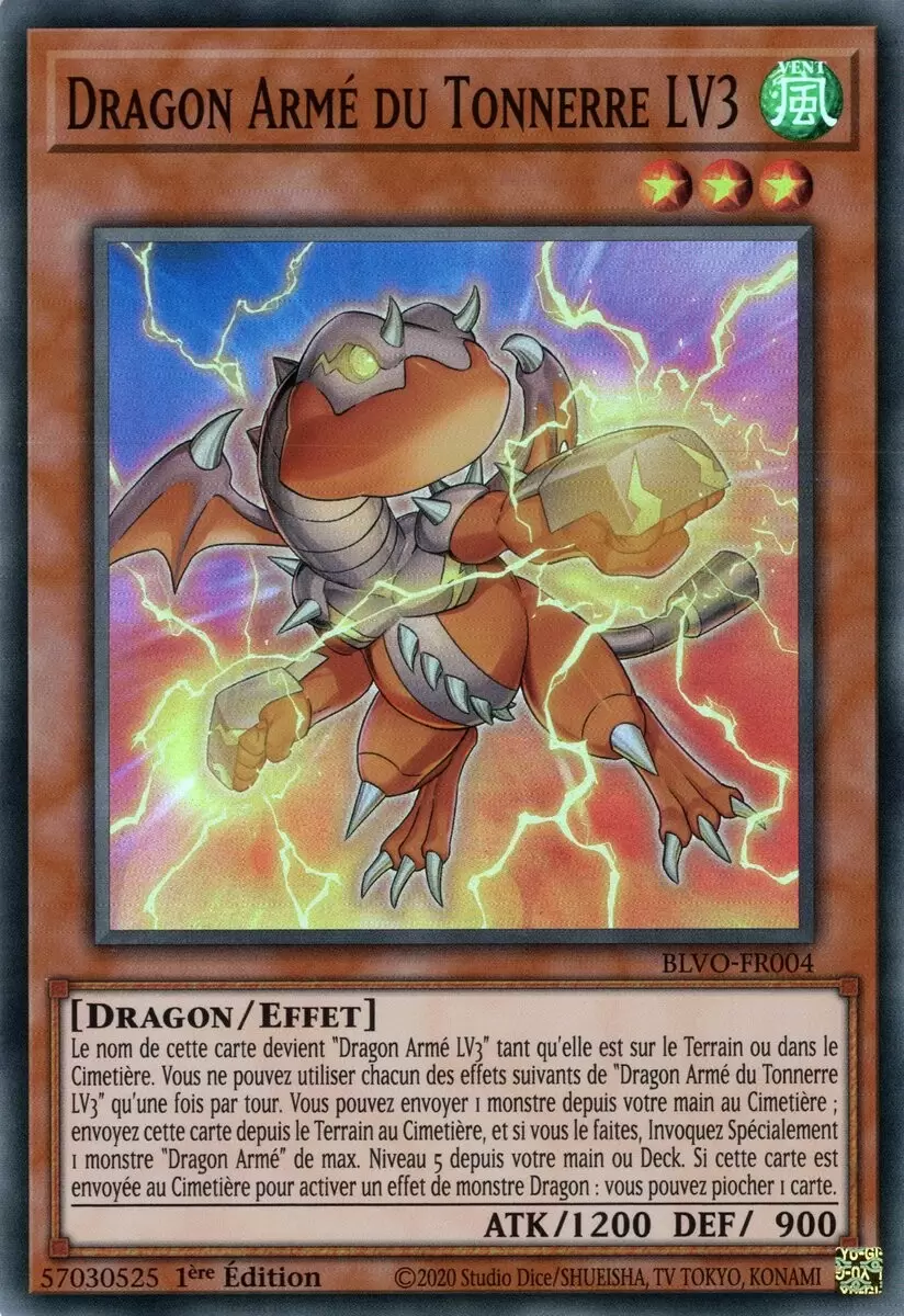 Vortex Embrasé BLVO - Dragon Armé du Tonnerre LV3