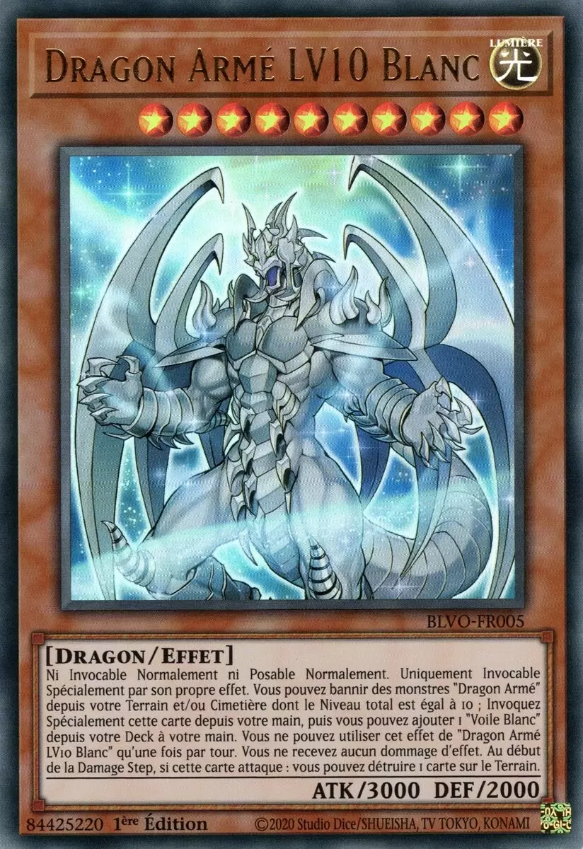 Vortex Embrasé BLVO - Dragon Armé LV10 Blanc