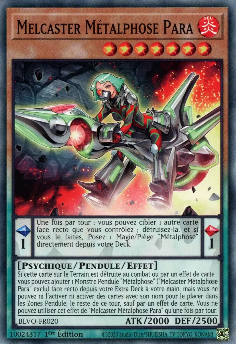 Vortex Embrasé BLVO - Melcaster Métalphose Para