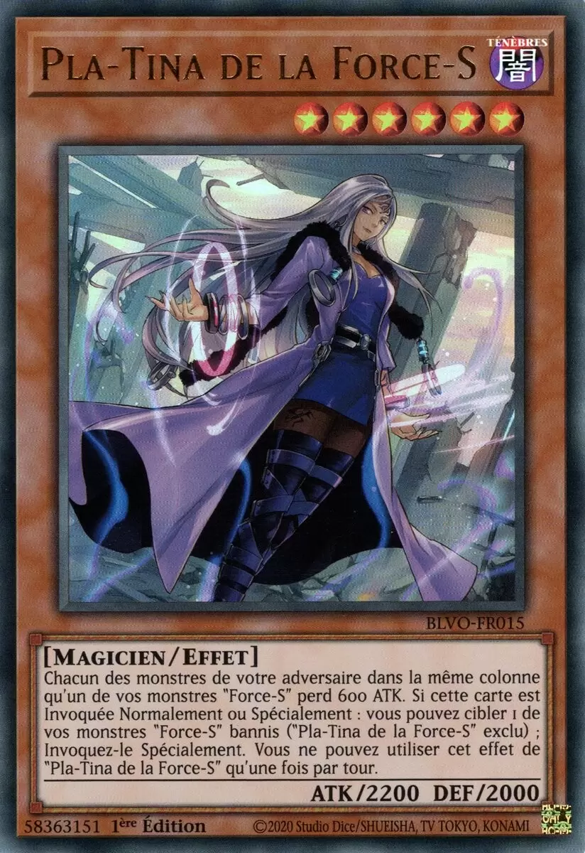 Vortex Embrasé BLVO - Pla-Tina de la Force-S