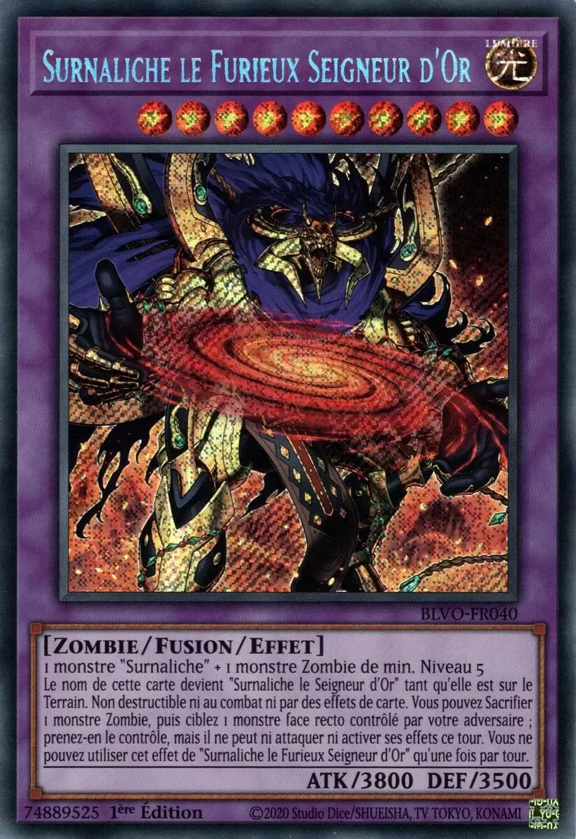 Vortex Embrasé BLVO - Surnaliche le Furieux Seigneur d\'Or