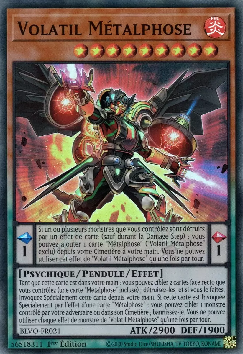 Vortex Embrasé BLVO - Volatil Métalphose