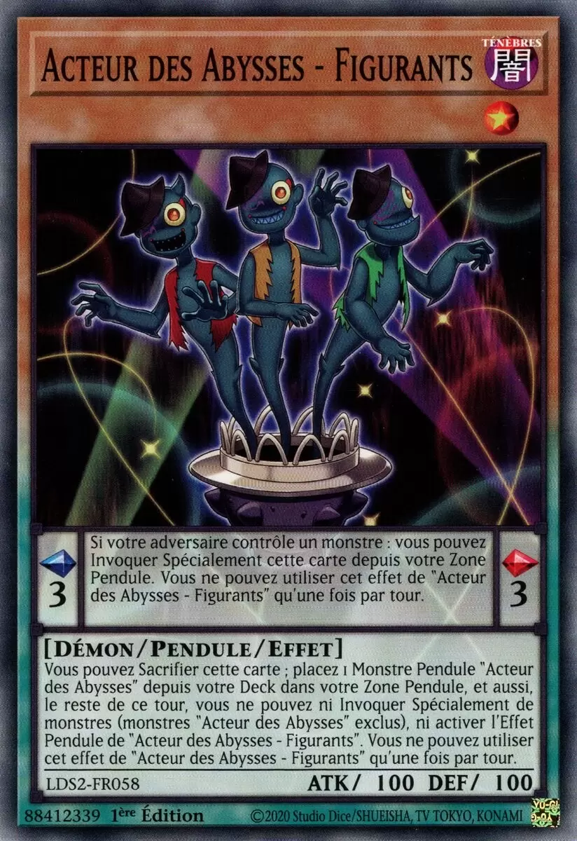 Duellistes Légendaires : Saison 2 LDS2 - Acteur des Abysses - Figurants