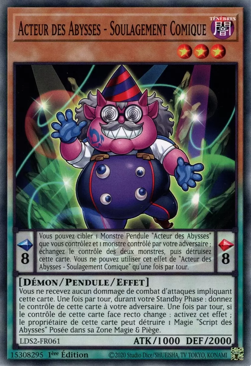 Duellistes Légendaires : Saison 2 LDS2 - Acteur des Abysses - Soulagement Comique
