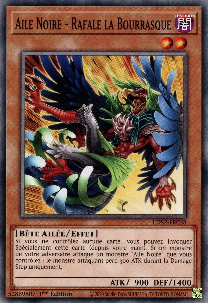 Duellistes Légendaires : Saison 2 LDS2 - Aile Noire - Rafale la Bourrasque