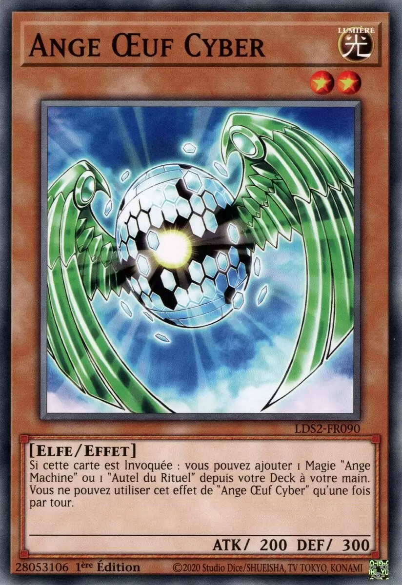 Duellistes Légendaires : Saison 2 LDS2 - Ange Œuf Cyber