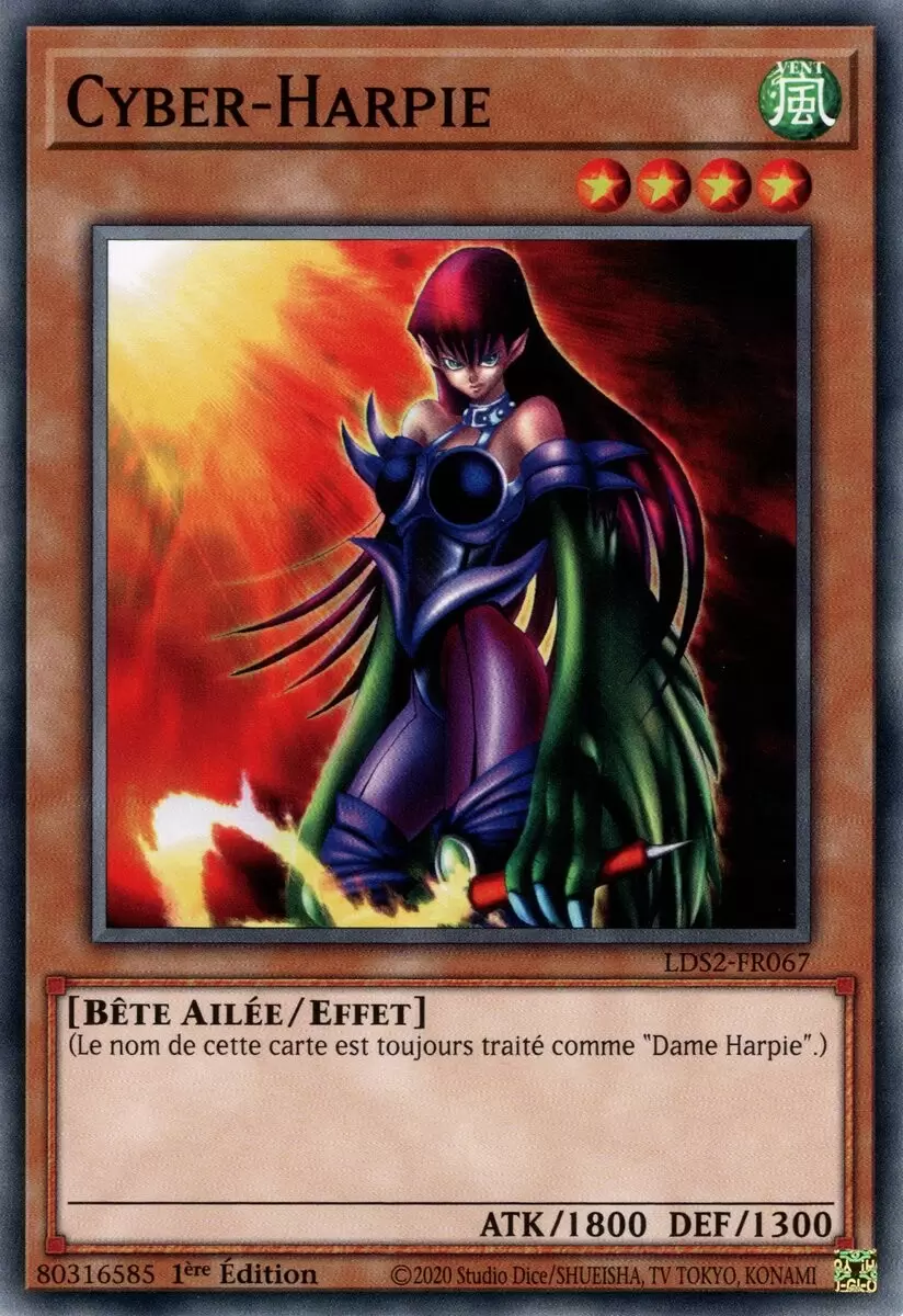 Duellistes Légendaires : Saison 2 LDS2 - Cyber-Harpie
