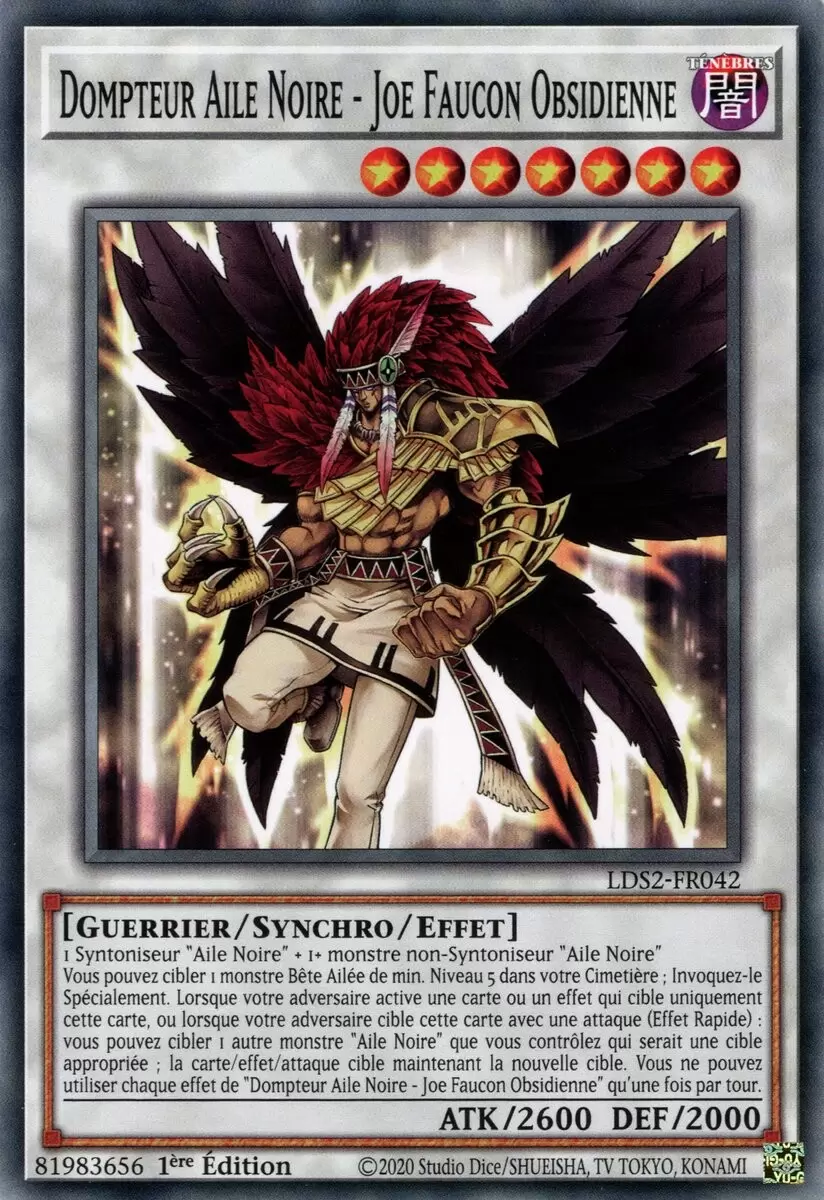 Duellistes Légendaires : Saison 2 LDS2 - Dompteur Aile Noire - Joe Faucon Obsidienne