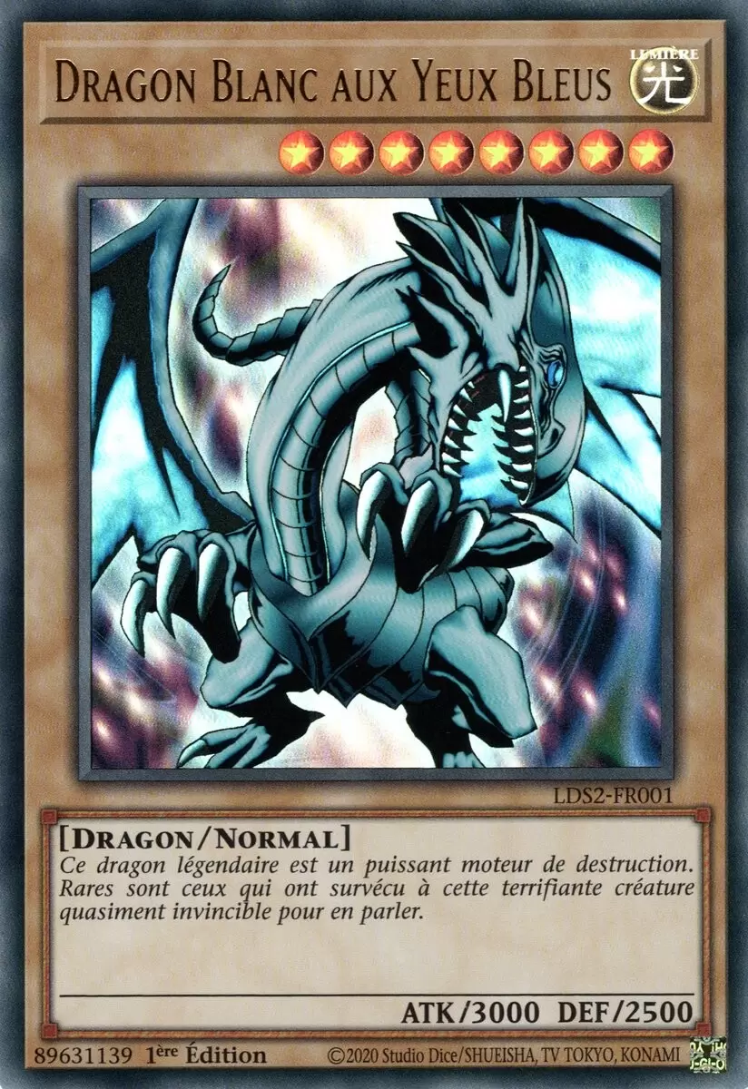 Duellistes Légendaires : Saison 2 LDS2 - Dragon Blanc aux Yeux Bleus