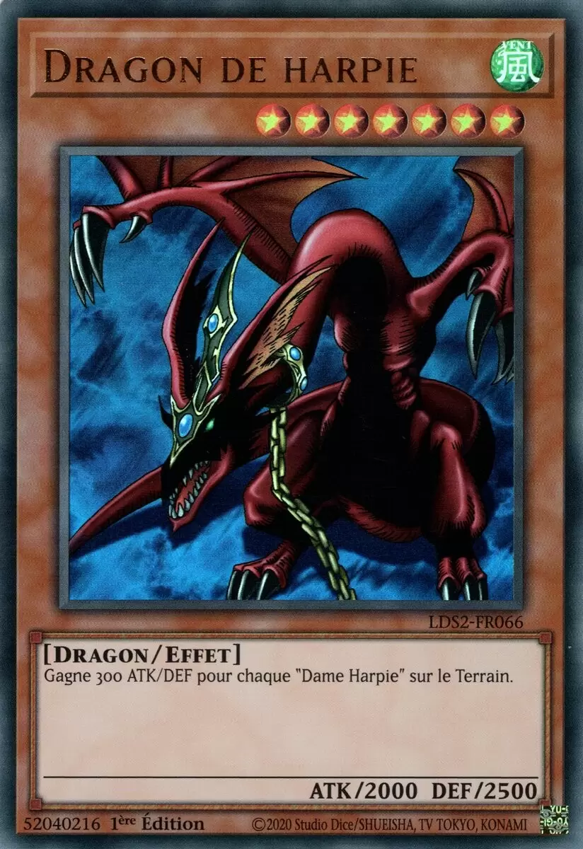 Duellistes Légendaires : Saison 2 LDS2 - Dragon de harpie
