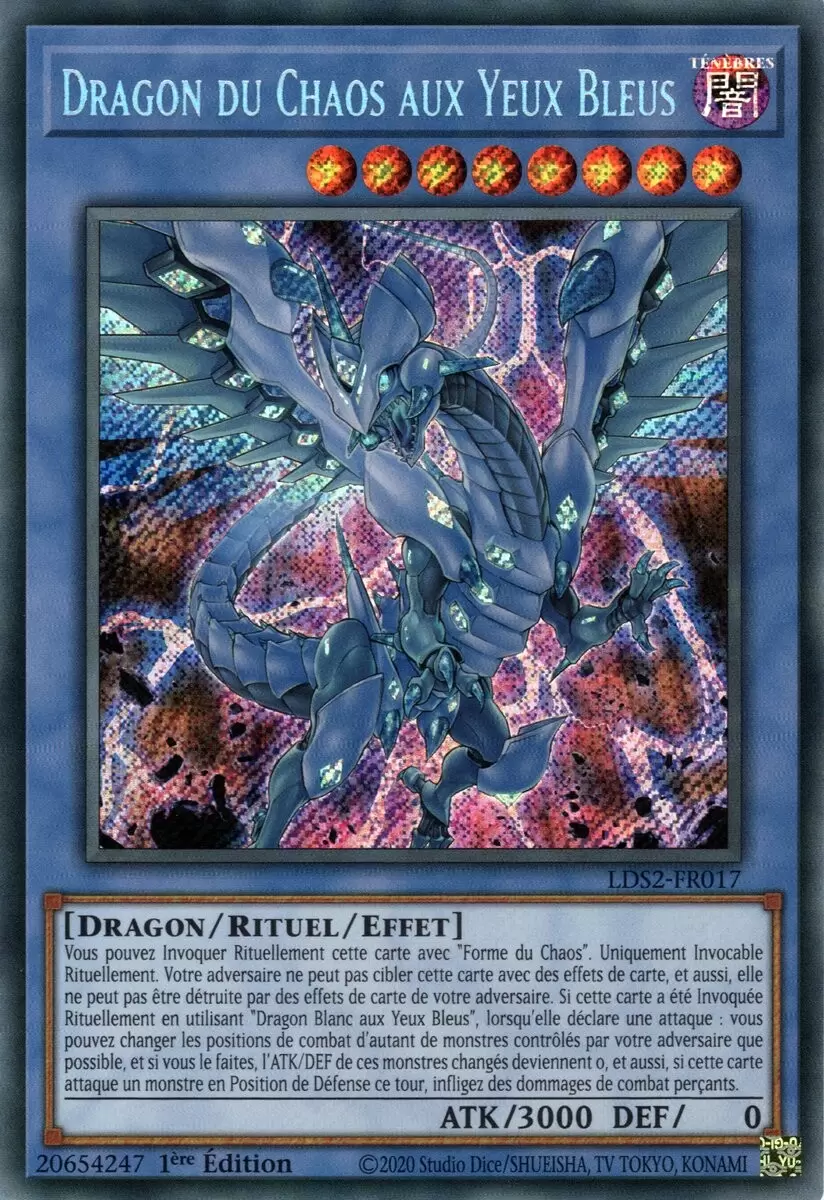 Duellistes Légendaires : Saison 2 LDS2 - Dragon du Chaos aux Yeux Bleus