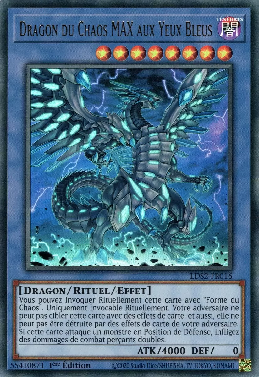 Duellistes Légendaires : Saison 2 LDS2 - Dragon du Chaos MAX aux Yeux Bleus