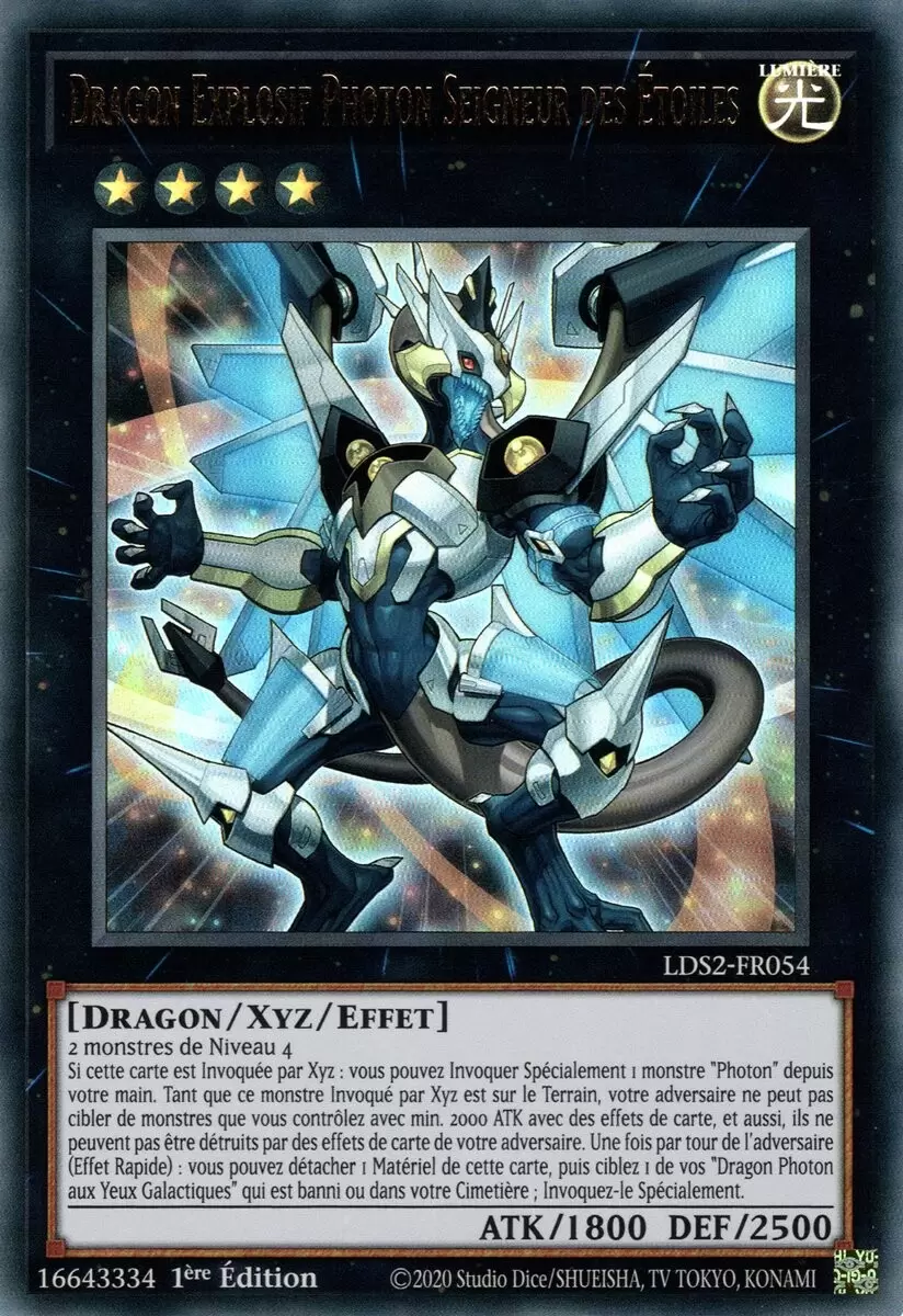 Duellistes Légendaires : Saison 2 LDS2 - Dragon Explosif Photon Seigneur des Étoiles