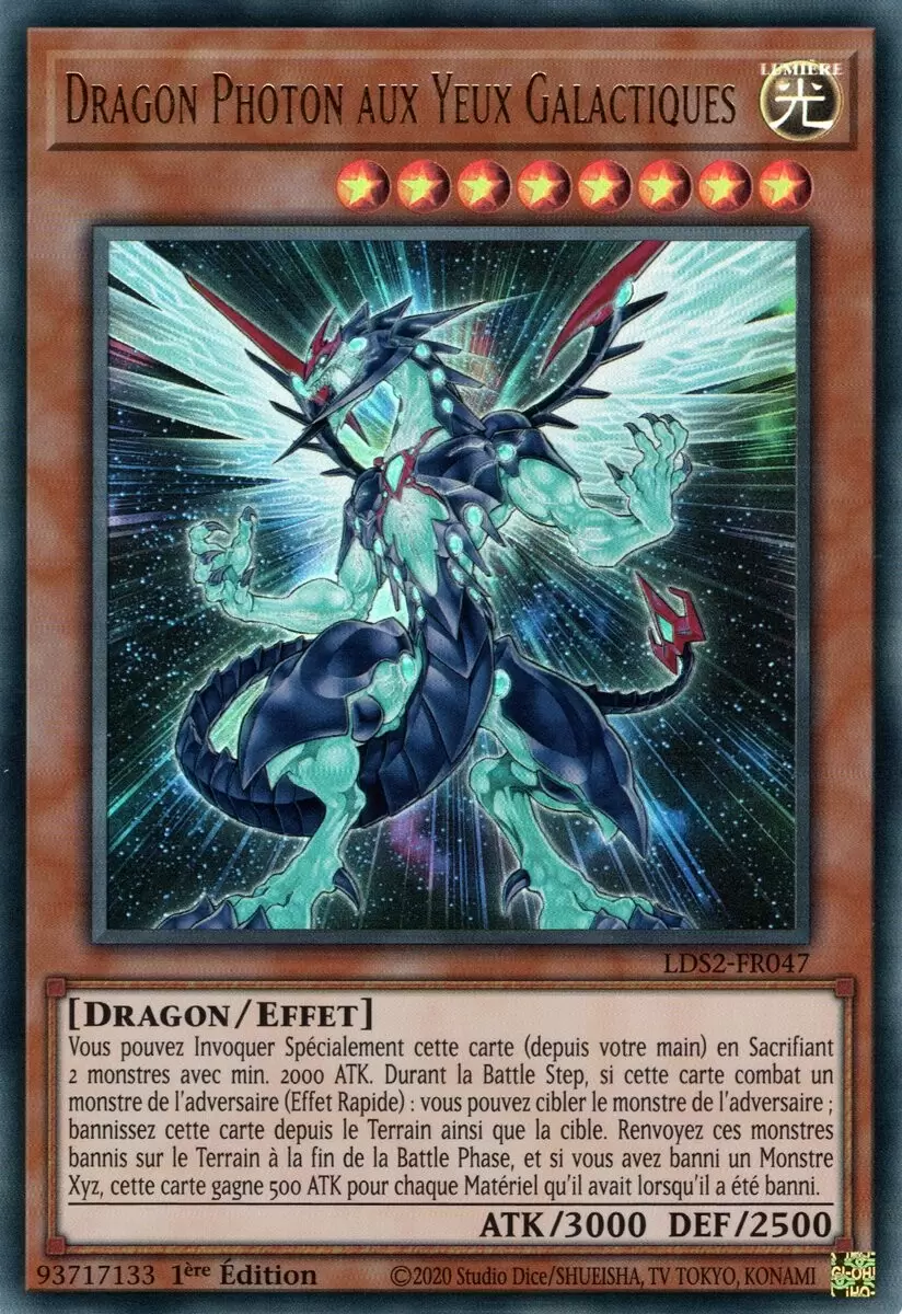 Duellistes Légendaires : Saison 2 LDS2 - Dragon Photon aux Yeux Galactiques