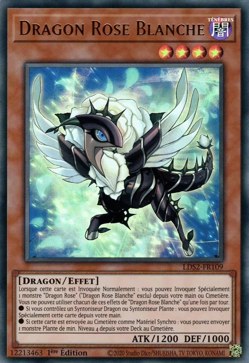 Duellistes Légendaires : Saison 2 LDS2 - Dragon Rose Blanche