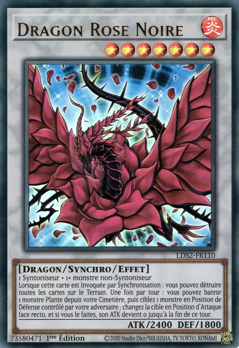 Duellistes Légendaires : Saison 2 LDS2 - Dragon Rose Noire